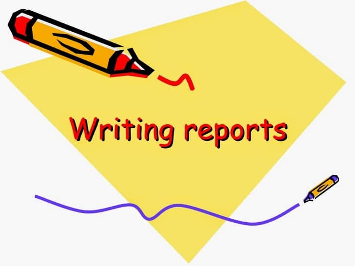 writing a report