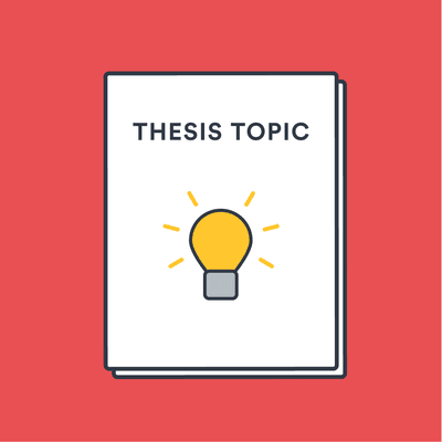 A red background image- thesis topics