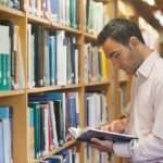 A man holding a copy