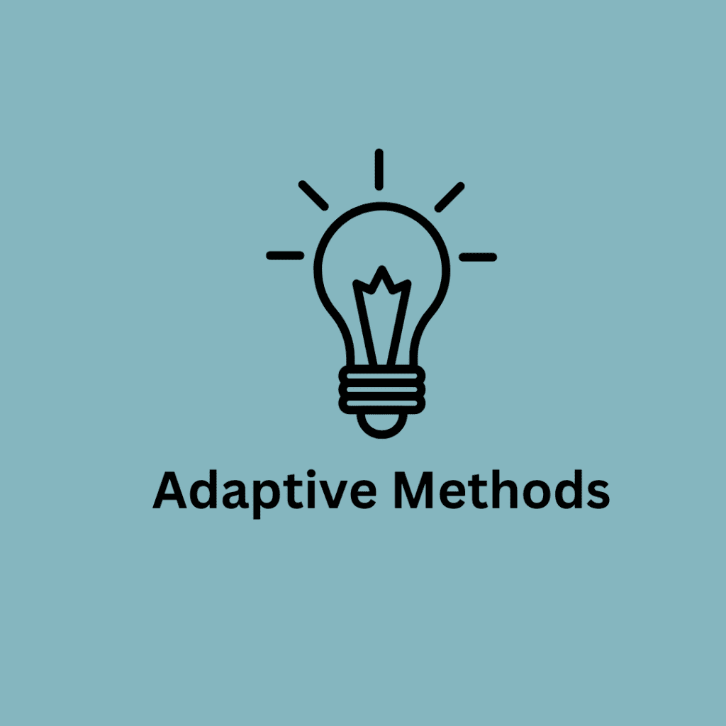 Adaptive Methods