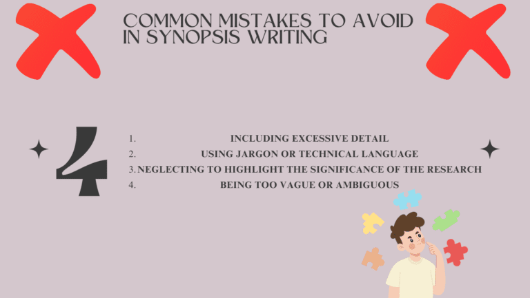 Common Mistakes to Avoid in Synopsis Writing