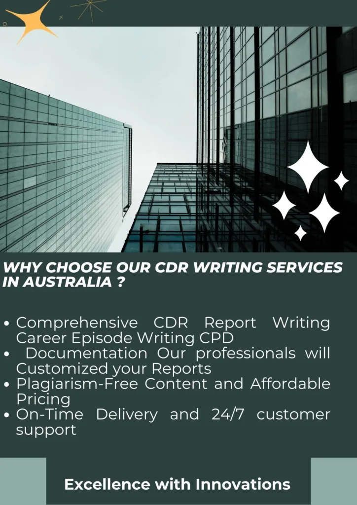 Professional CDR writing service help