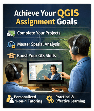 Online QGIS assignment help in India with spatial analysis support
