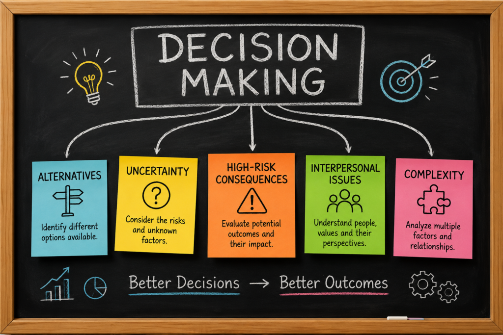 decision making assignment help infographic