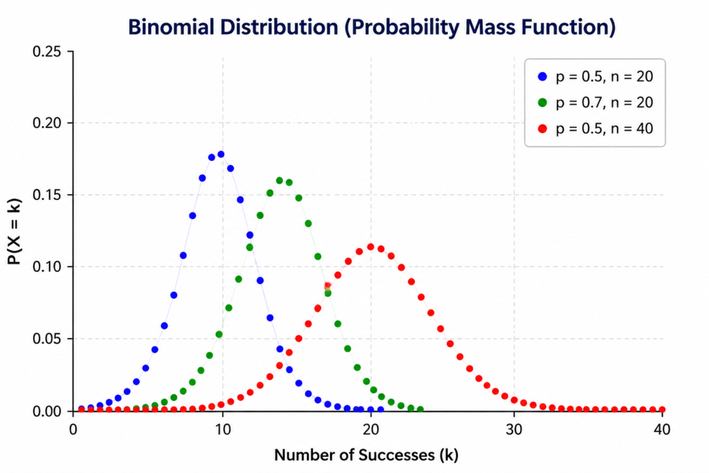 Probability Distribution Educational Illustration