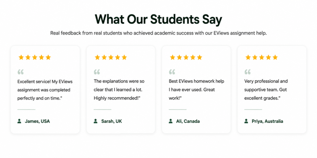 eviews-assignment-help student review
