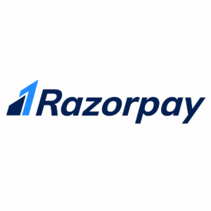 Razorpay payment gateway logo on a white background
