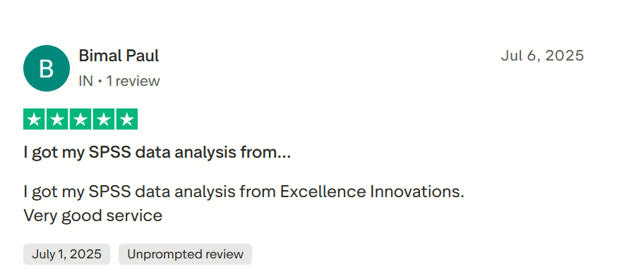 TrustPilot review 