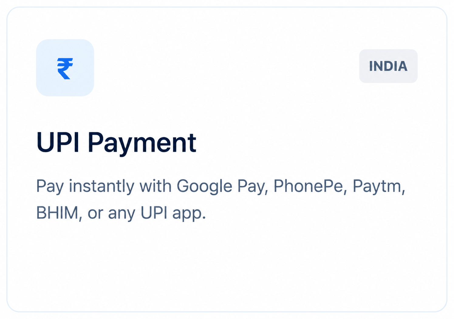 UPI PAYMENT EXCELLENCE INNOVATION