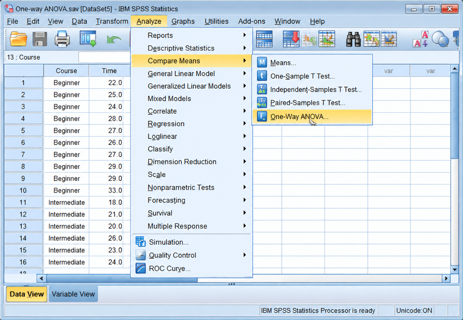 How to Check Assumptions Before Running ANOVA in SPSS