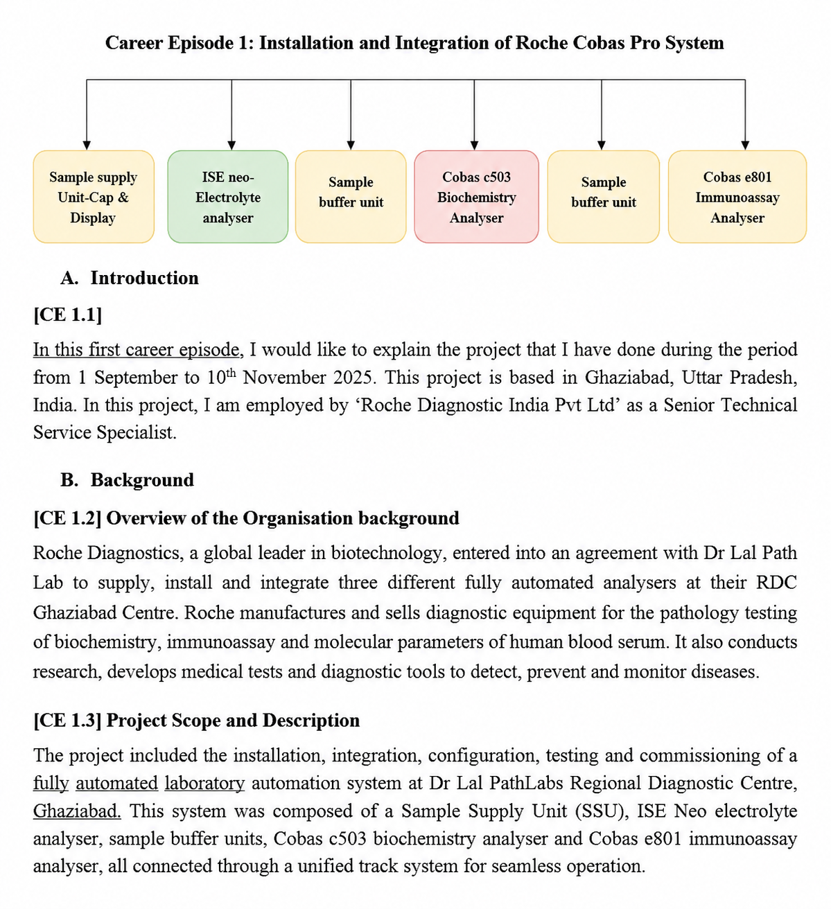 Evidence Snapshot: Continuing Professional Development record.