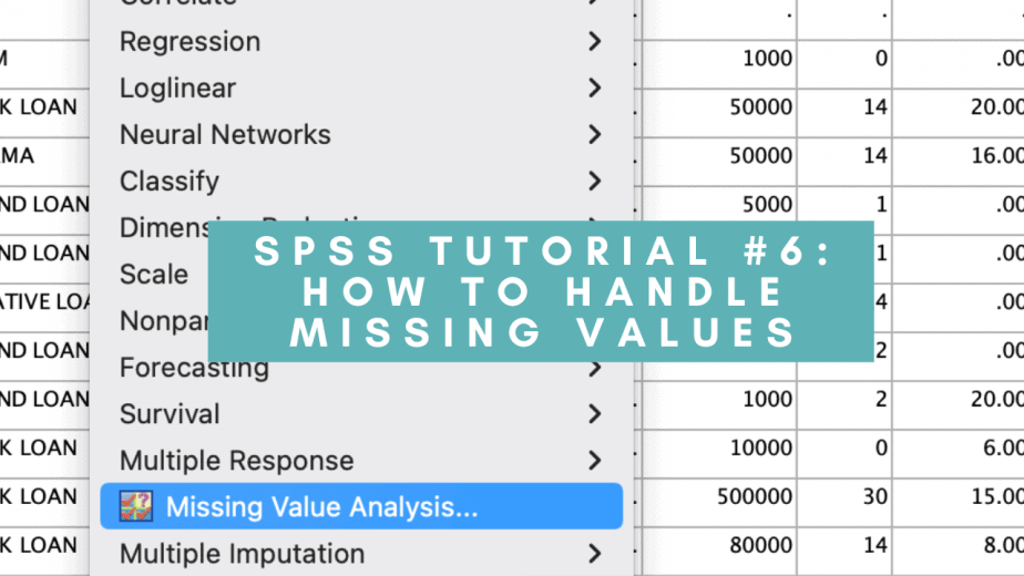 How to Handle Missing Data in SPSS